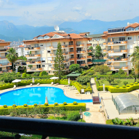 Spacious 3+1 duplex apartment in Oba, Alanya — family living in a residence with resort-style infrastructure