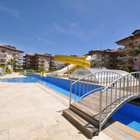 Spacious 3+1 duplex apartment in Oba, Alanya — family living in a residence with resort-style infrastructure