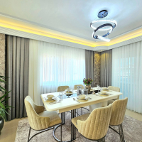 Spacious 3+1 duplex apartment in Oba, Alanya — family living in a residence with resort-style infrastructure