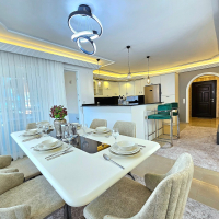 Spacious 3+1 duplex apartment in Oba, Alanya — family living in a residence with resort-style infrastructure