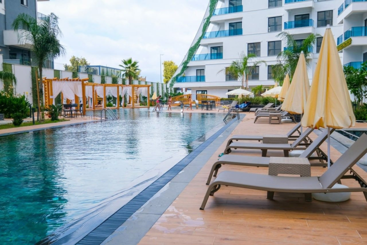 Panoramic sea view duplex apartment in Mahmutlar, Alanya