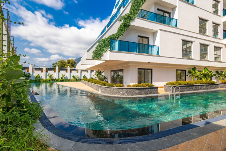 Panoramic sea view duplex apartment in Mahmutlar, Alanya