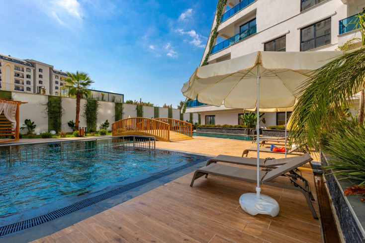 Panoramic sea view duplex apartment in Mahmutlar, Alanya