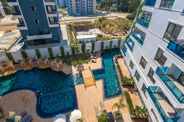 Panoramic sea view duplex apartment in Mahmutlar, Alanya