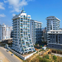 Panoramic sea view duplex apartment in Mahmutlar, Alanya