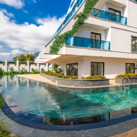 Panoramic sea view duplex apartment in Mahmutlar, Alanya