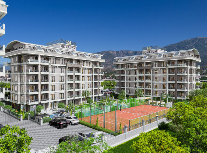 New 3+1 Apartment for Sale in Kargicak Alanya — Modern Residence 300 m from the Sea