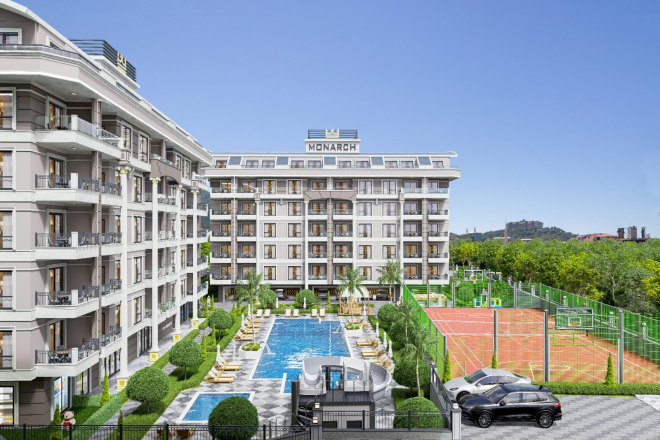 New 3+1 Apartment for Sale in Kargicak Alanya — Modern Residence 300 m from the Sea