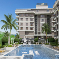 New 3+1 Apartment for Sale in Kargicak Alanya — Modern Residence 300 m from the Sea