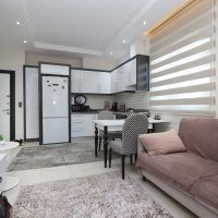 Furnished 1+1 Apartment for Sale in Avsallar Alanya — Residence with Pool and Spa