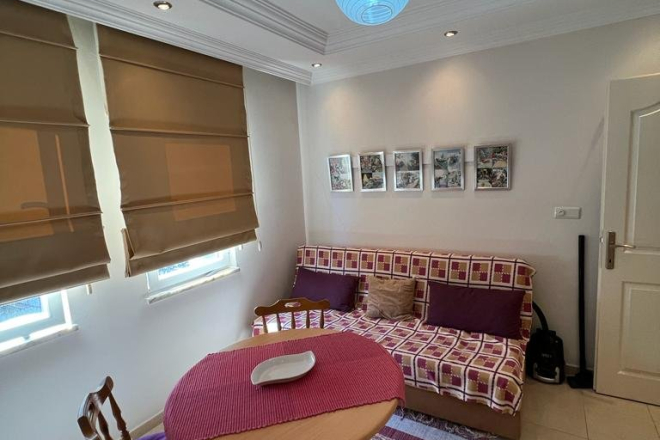 1+1 Apartment Near Cleopatra Beach and Damlatas Cave in Alanya — Fully Furnished