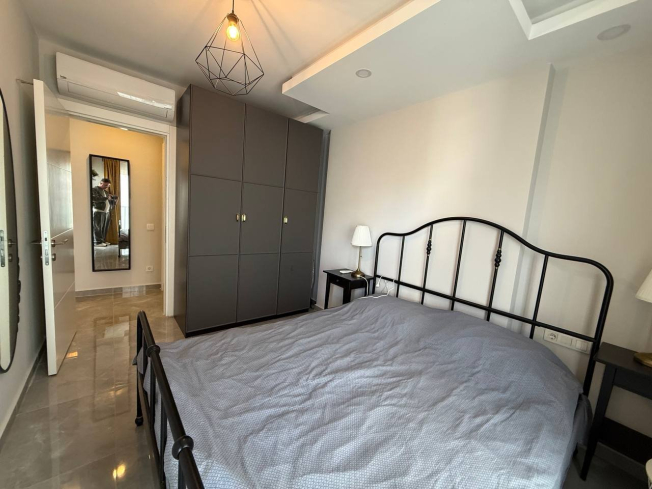 Furnished 1+1 Apartment for Sale in Mahmutlar Alanya — Residence with Pool 400 m from the Sea