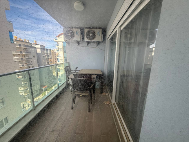 Furnished 1+1 Apartment for Sale in Mahmutlar Alanya — Residence with Pool 400 m from the Sea