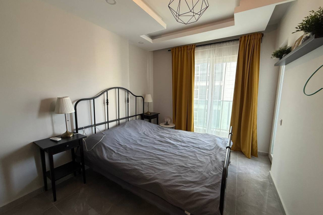 Furnished 1+1 Apartment for Sale in Mahmutlar Alanya — Residence with Pool 400 m from the Sea