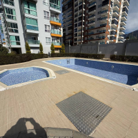 Furnished 1+1 Apartment for Sale in Mahmutlar Alanya — Residence with Pool 400 m from the Sea
