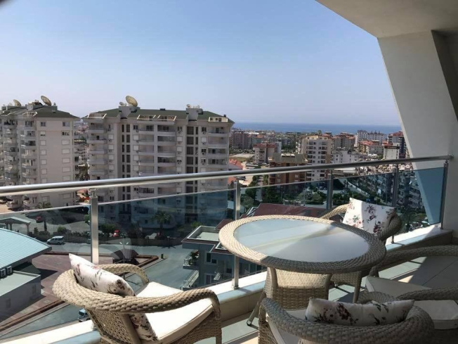 3+1 duplex penthouse in Alanya (Cikcilli) — 170 m² fully furnished, suitable for citizenship