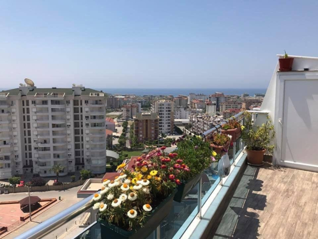3+1 duplex penthouse in Alanya (Cikcilli) — 170 m² fully furnished, suitable for citizenship