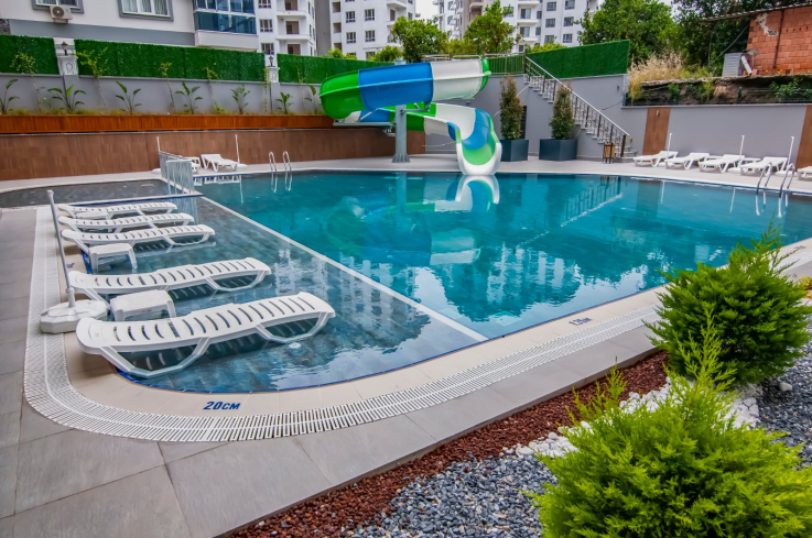 Property for Turkish citizenship in Alanya — 2 apartments in Mahmutlar near the sea