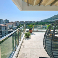 3+1 Penthouse in Alanya (Cikcilli) — villa-style apartment with large terrace, sea view and private internal elevator