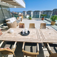 3+1 Penthouse in Alanya (Cikcilli) — villa-style apartment with large terrace, sea view and private internal elevator