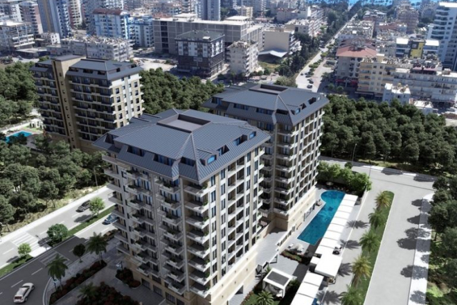 2-Apartment Citizenship Package in Mahmutlar, Alanya — 500 m to the Sea, Rental License, High Liquidity