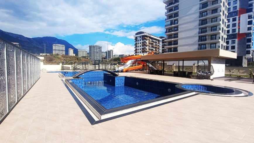 Two Apartments in One Residence in Mahmutlar for Turkish Citizenship and Rental Income