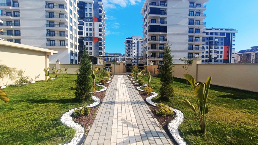 Two Apartments in One Residence in Mahmutlar for Turkish Citizenship and Rental Income