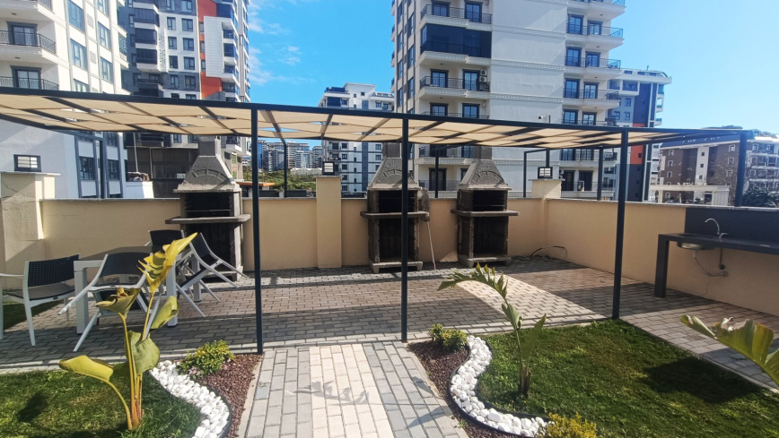 Two Apartments in One Residence in Mahmutlar for Turkish Citizenship and Rental Income