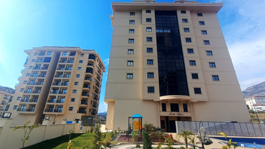Two Apartments in One Residence in Mahmutlar for Turkish Citizenship and Rental Income