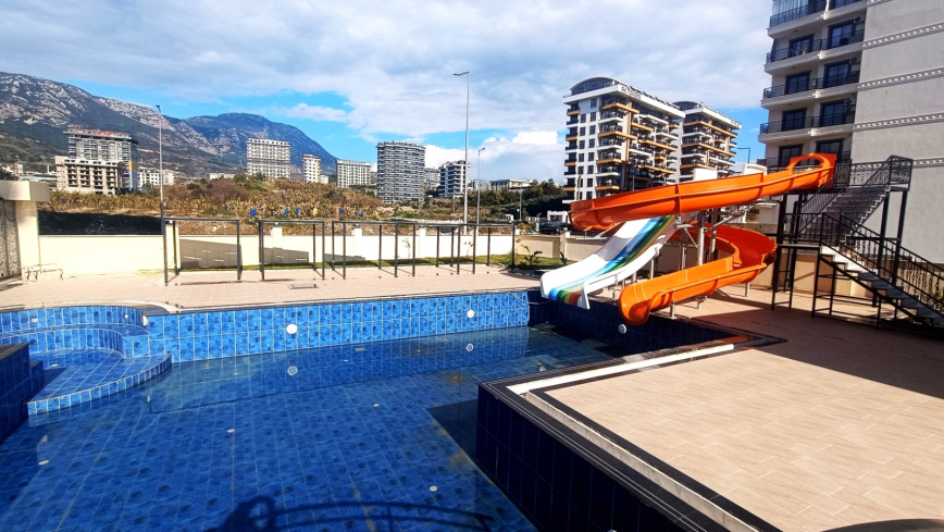 Two Apartments in One Residence in Mahmutlar for Turkish Citizenship and Rental Income