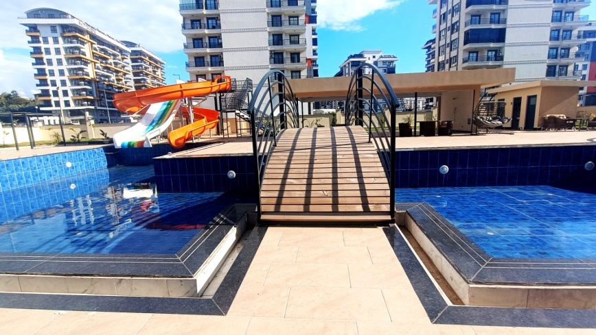 Two Apartments in One Residence in Mahmutlar for Turkish Citizenship and Rental Income