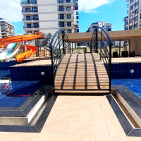 Two Apartments in One Residence in Mahmutlar for Turkish Citizenship and Rental Income