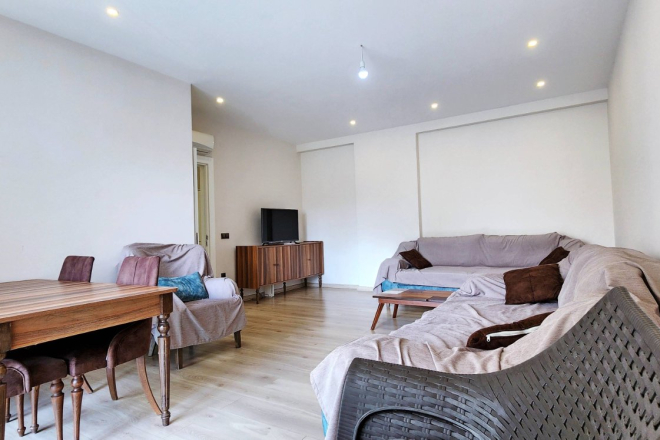 Furnished Apartment in Central Alanya in a Residence with Pool and SPA