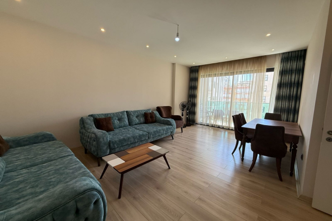 Furnished Apartment in Central Alanya in a Residence with Pool and SPA