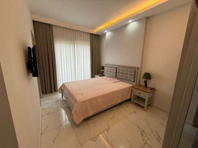 Spacious 2+1 apartment in Tosmur — 600 m to the sea, fully furnished