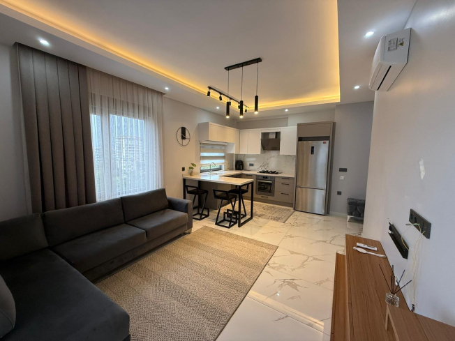 Spacious 2+1 apartment in Tosmur — 600 m to the sea, fully furnished