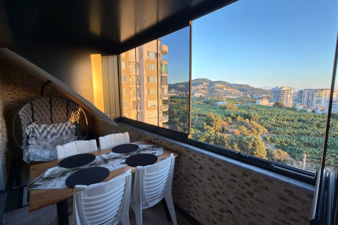 Spacious 4+1 Apartment in Alanya (Mahmutlar) with Mountain and City View