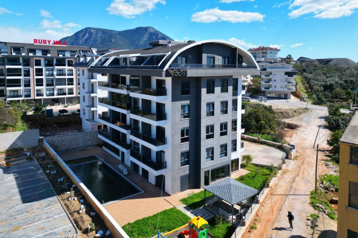 Affordable 1+1 Apartment in Alanya (Oba) — New Building, Investment Opportunity