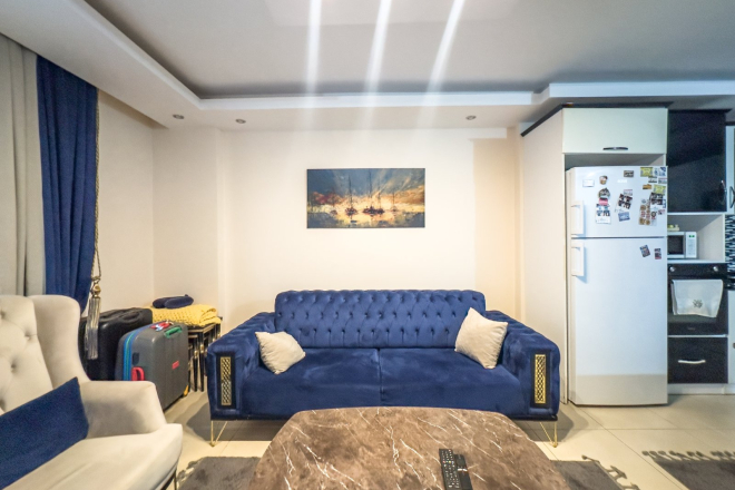 1+1 Apartment in Mahmutlar — Furnished Property in Alanya with Pool for Living or Rental Income