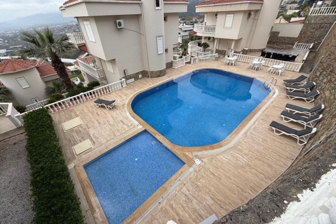3+2 Villa with Panoramic Sea and Alanya Views in Kargicak — Spacious Home for Living and Holidays