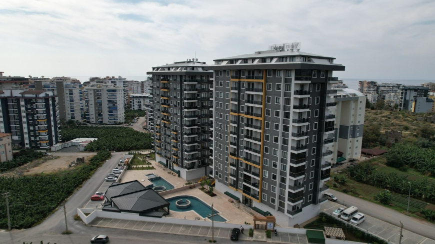 Modern 1+1 apartment in Mahmutlar — new residence with SPA and swimming pools