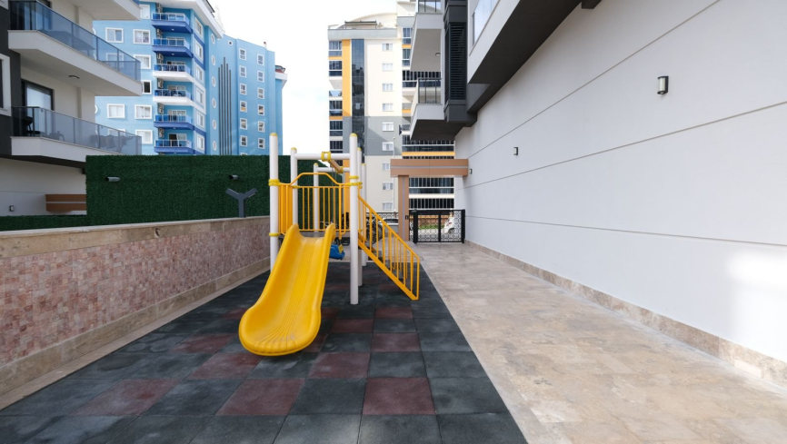 Modern 1+1 apartment in Mahmutlar — new residence with SPA and swimming pools