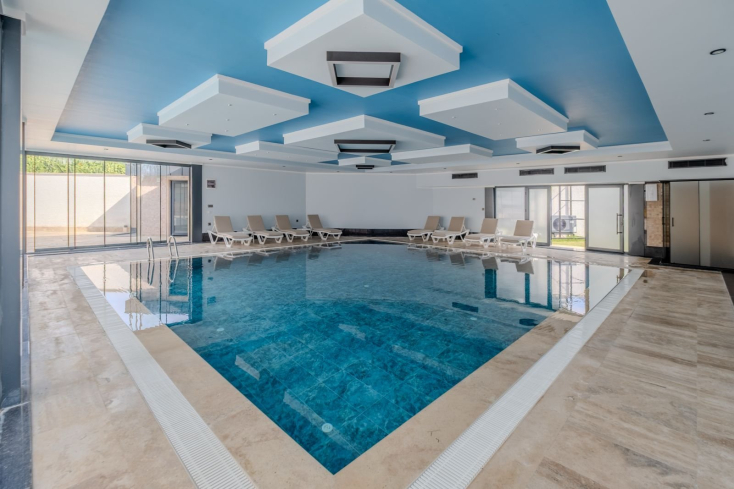 Modern 1+1 apartment in Mahmutlar — new residence with SPA and swimming pools