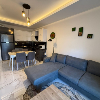 1+1 Apartment in Kargicak Near the Sea — Furnished Property in a Modern Residence