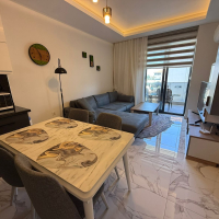 1+1 Apartment in Kargicak Near the Sea — Furnished Property in a Modern Residence