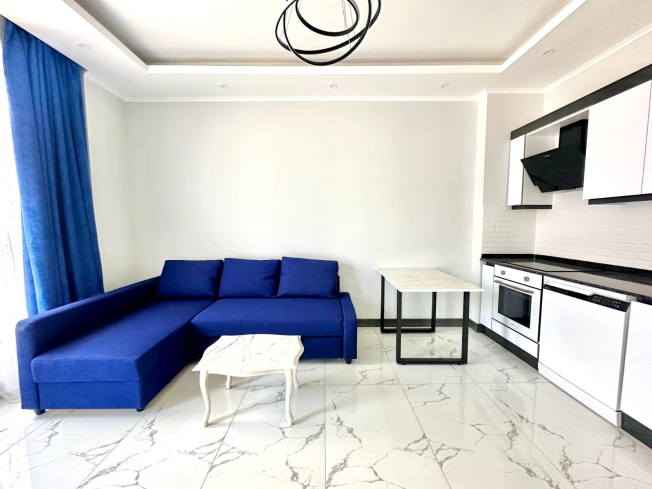 1+1 Apartment in Cleopatra, Alanya — New Residence with Pool, Furniture and Rental Potential