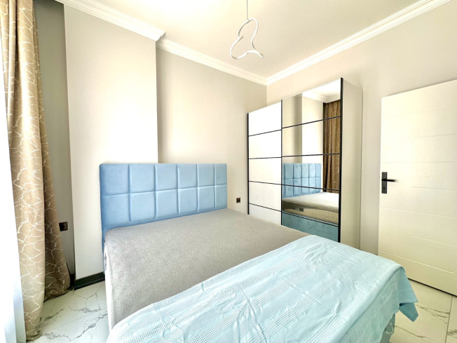 1+1 Apartment in Cleopatra, Alanya — New Residence with Pool, Furniture and Rental Potential
