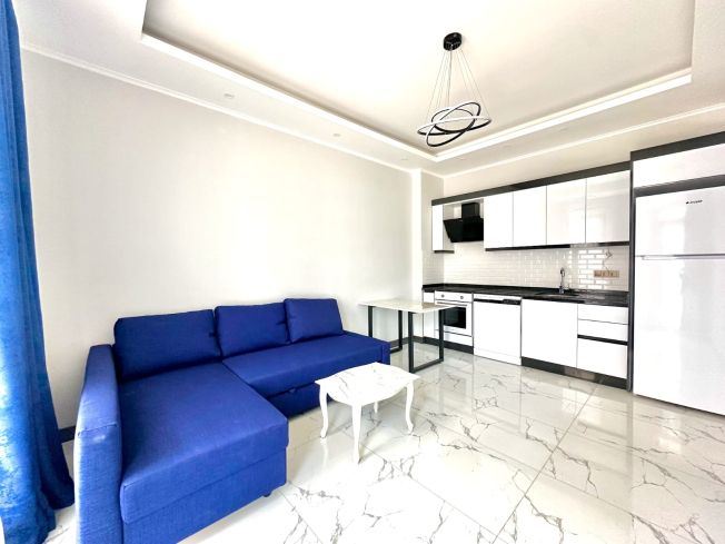 1+1 Apartment in Cleopatra, Alanya — New Residence with Pool, Furniture and Rental Potential