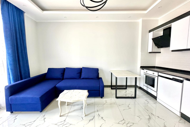 1+1 Apartment in Cleopatra, Alanya — New Residence with Pool, Furniture and Rental Potential