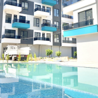 1+1 Apartment in Cleopatra, Alanya — New Residence with Pool, Furniture and Rental Potential
